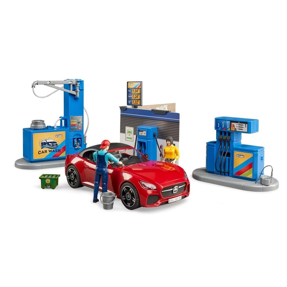 Bruder Benzin İstasyonu Ve Oto Yıkama Br62111