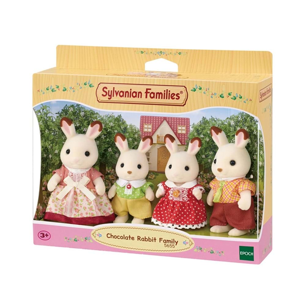 Sylvanian Families Çikolata Kulaklı Tavşan Ailesi ESF5655