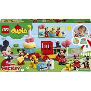 LEGO-10941 DUPLO Disney Mickey and Friends Mickey ve Minnie Doğum Günü Treni