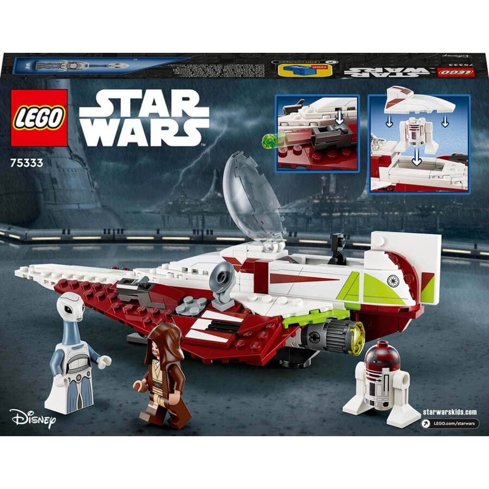 LEGO-75333 Star Wars™ Obi-Wan Kenobi’nin Jedi Starfighter’ı