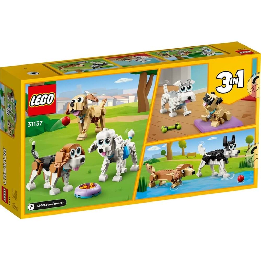 LEGO-31137 Creator Sevimli Köpekler