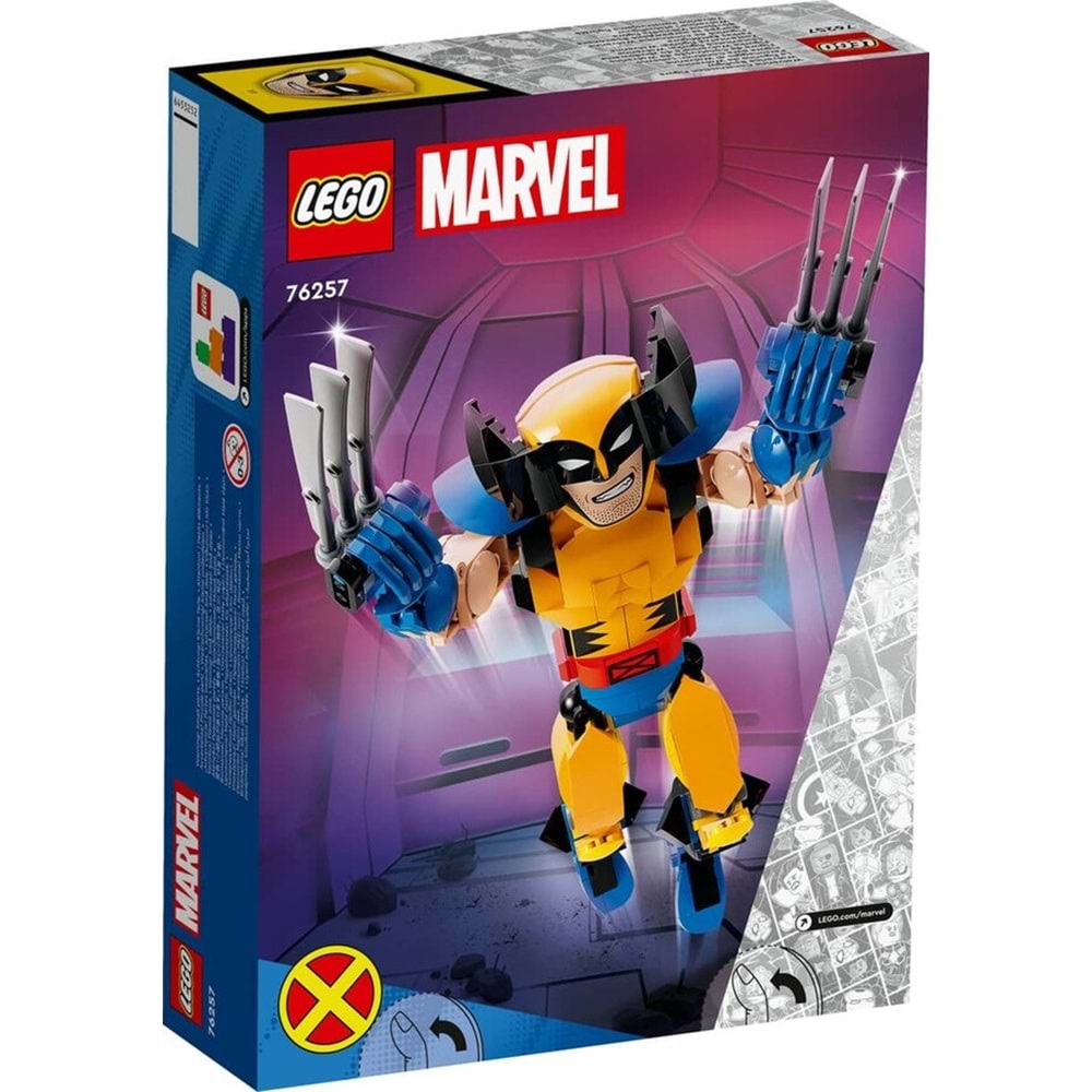 LEGO-76257 Marvel Wolverine Yapım Figürü