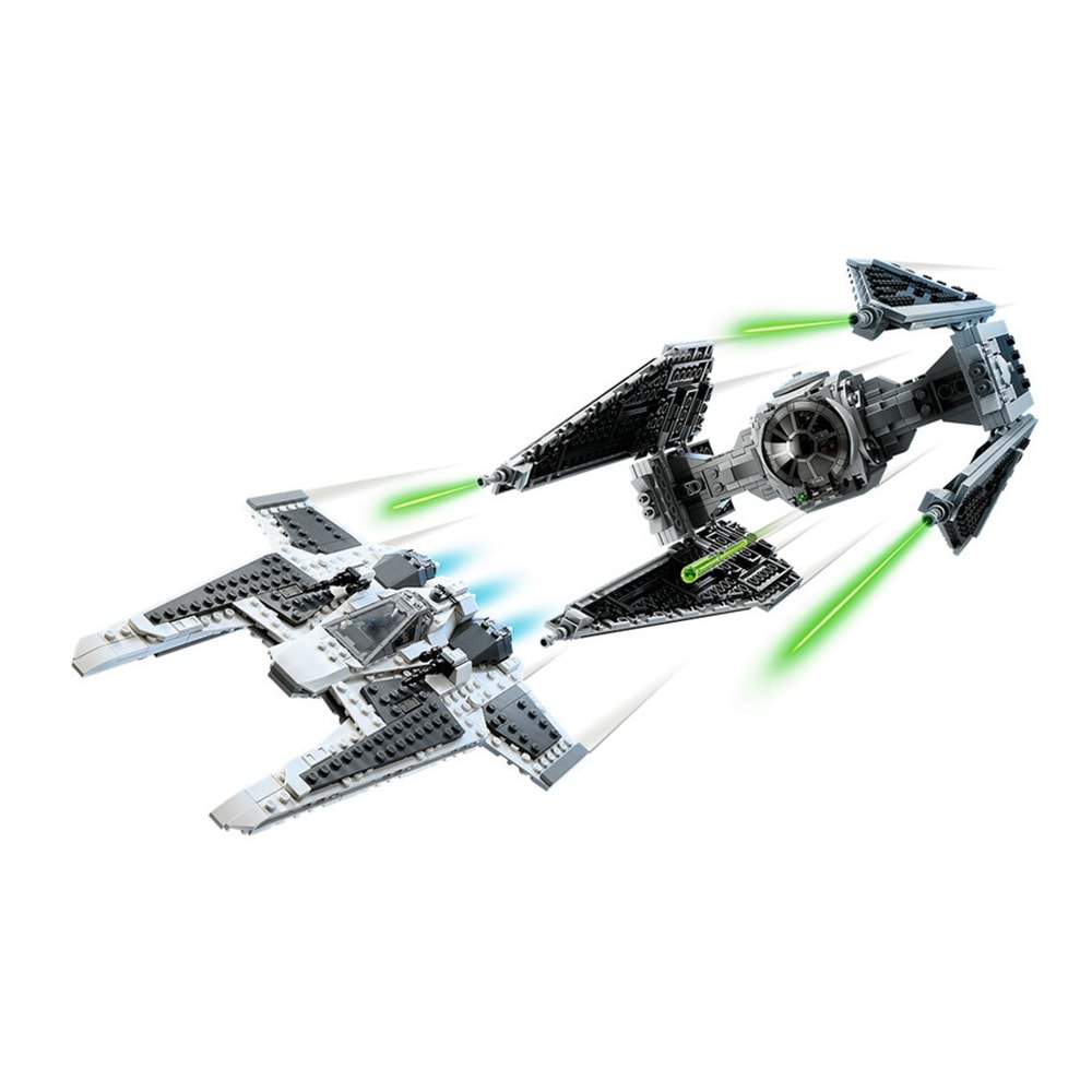 LEGO-75348 Star Wars™ Mandalorian Fang Fighter TIE Interceptor™'a Karşı