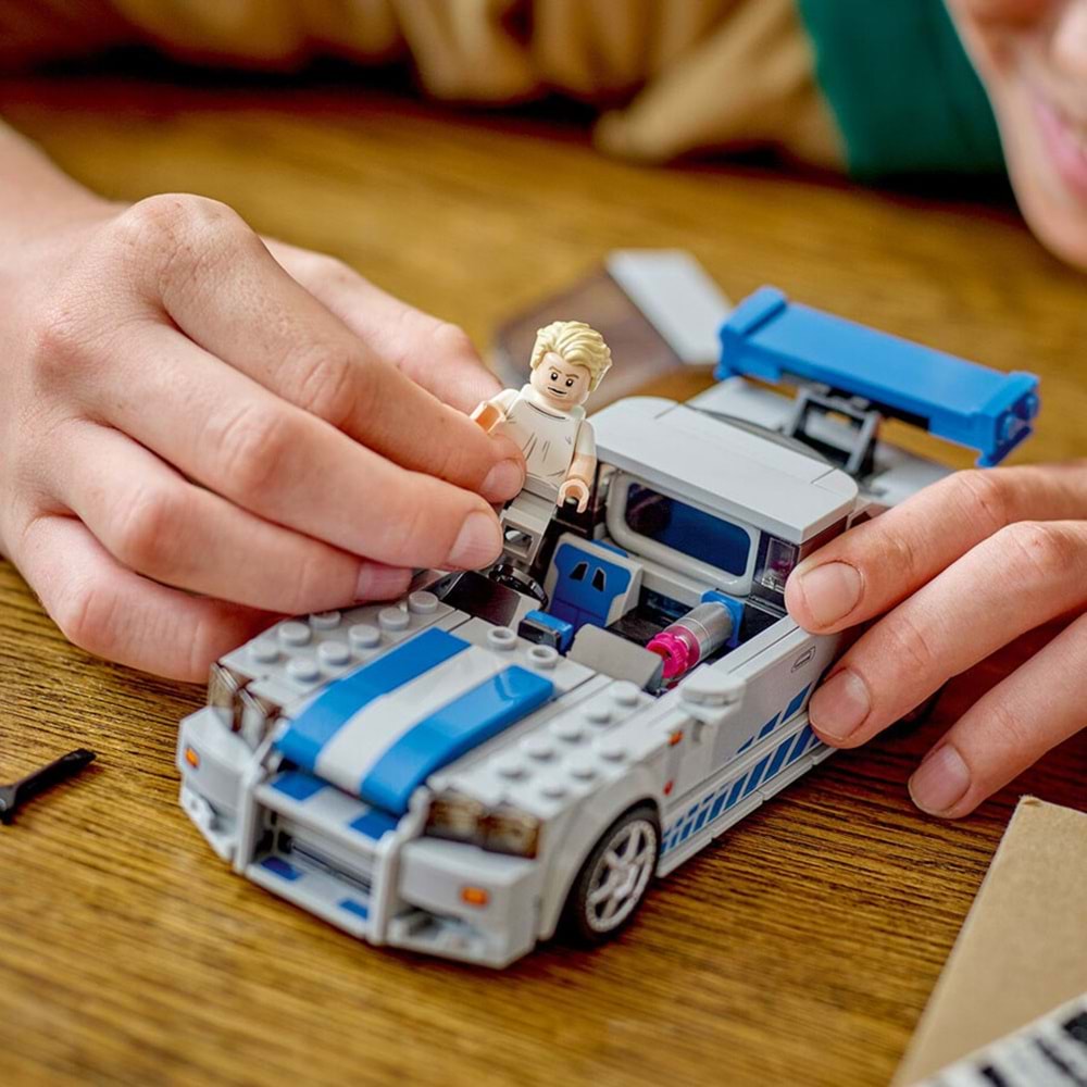 LEGO-76917 Speed Champions Daha Hızlı Daha Öfkeli Nissan Skyline GT-R (R34)