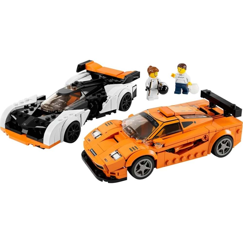 LEGO-76918 Speed Champions McLaren Solus GT ve McLaren F1 LM