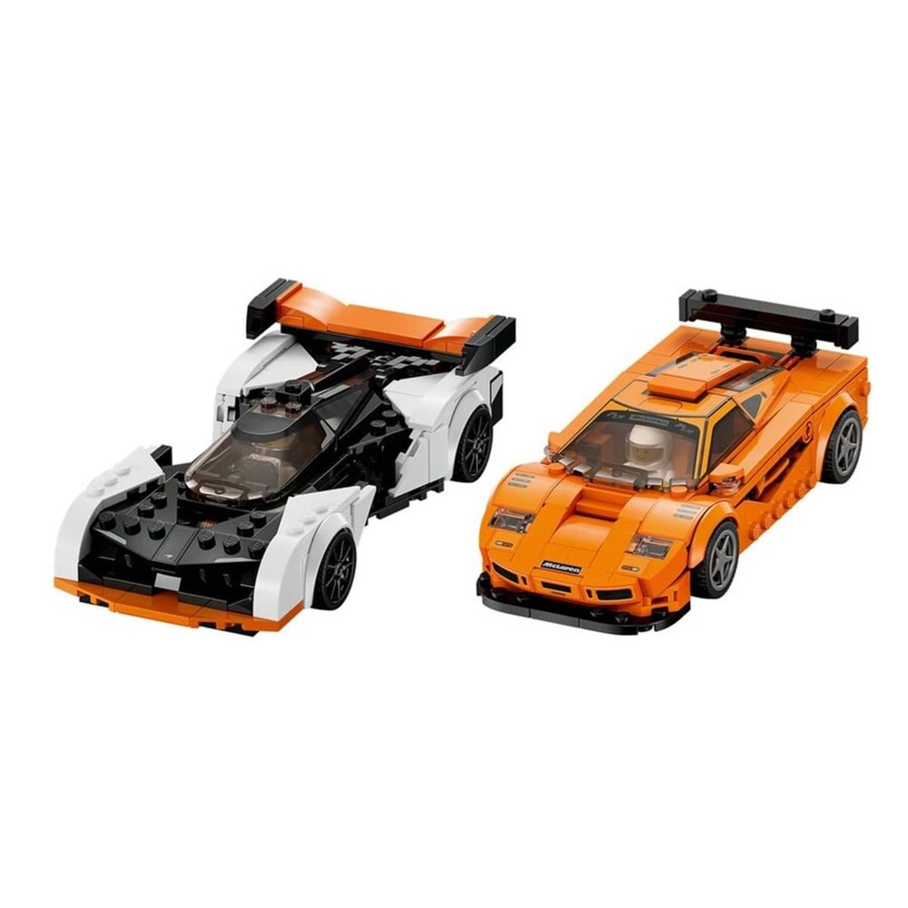LEGO-76918 Speed Champions McLaren Solus GT ve McLaren F1 LM