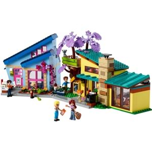 LEGO-42620 Friends Olly ve Paisley'nin Aile Evleri