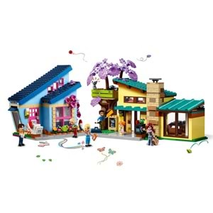 LEGO-42620 Friends Olly ve Paisley'nin Aile Evleri