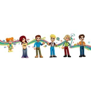 LEGO-42620 Friends Olly ve Paisley'nin Aile Evleri
