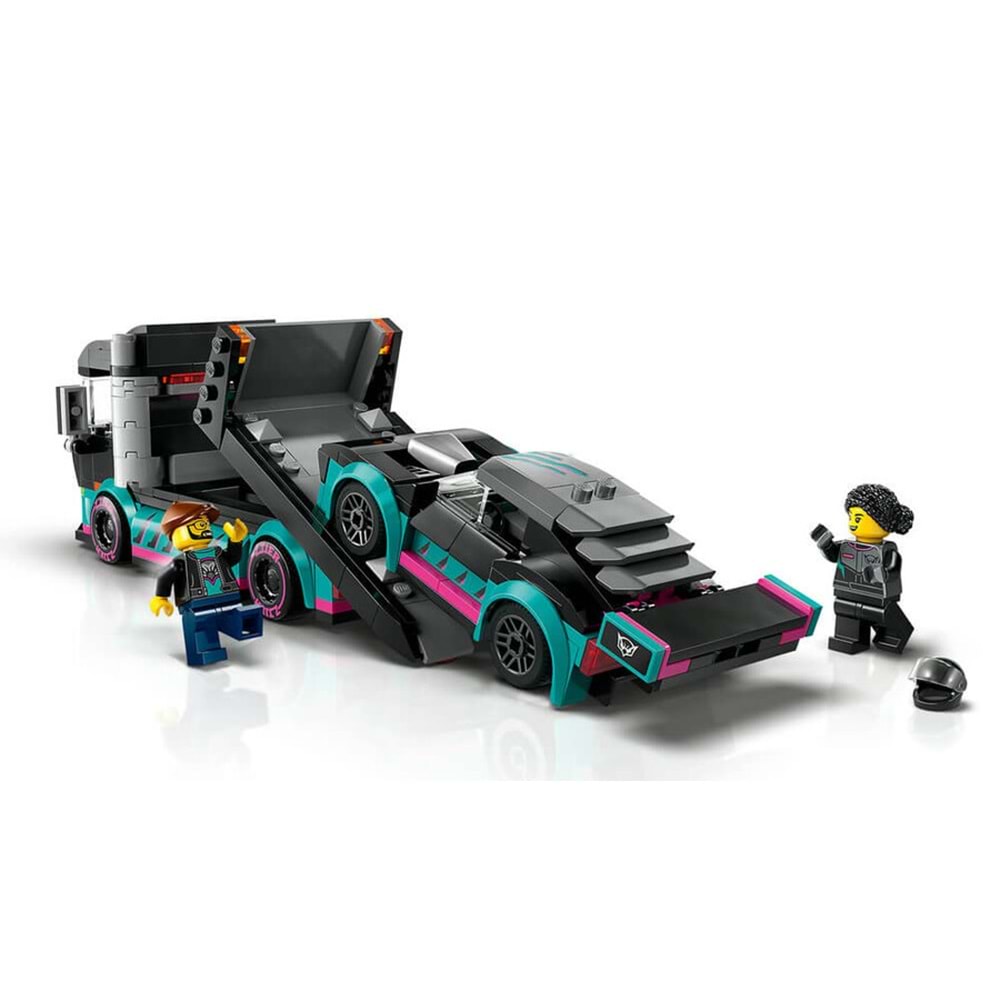 LEGO-60406 City Yarış Arabası ve Araba Taşıyıcı Kamyon