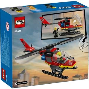 LEGO-60411 City İtfaiye Kurtarma Helikopteri