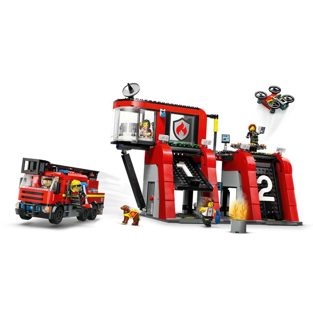 LEGO-60414 City İtfaiye Kamyonlu İtfaiye Merkezi