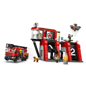 LEGO-60414 City İtfaiye Kamyonlu İtfaiye Merkezi