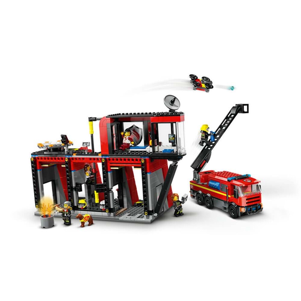LEGO-60414 City İtfaiye Kamyonlu İtfaiye Merkezi