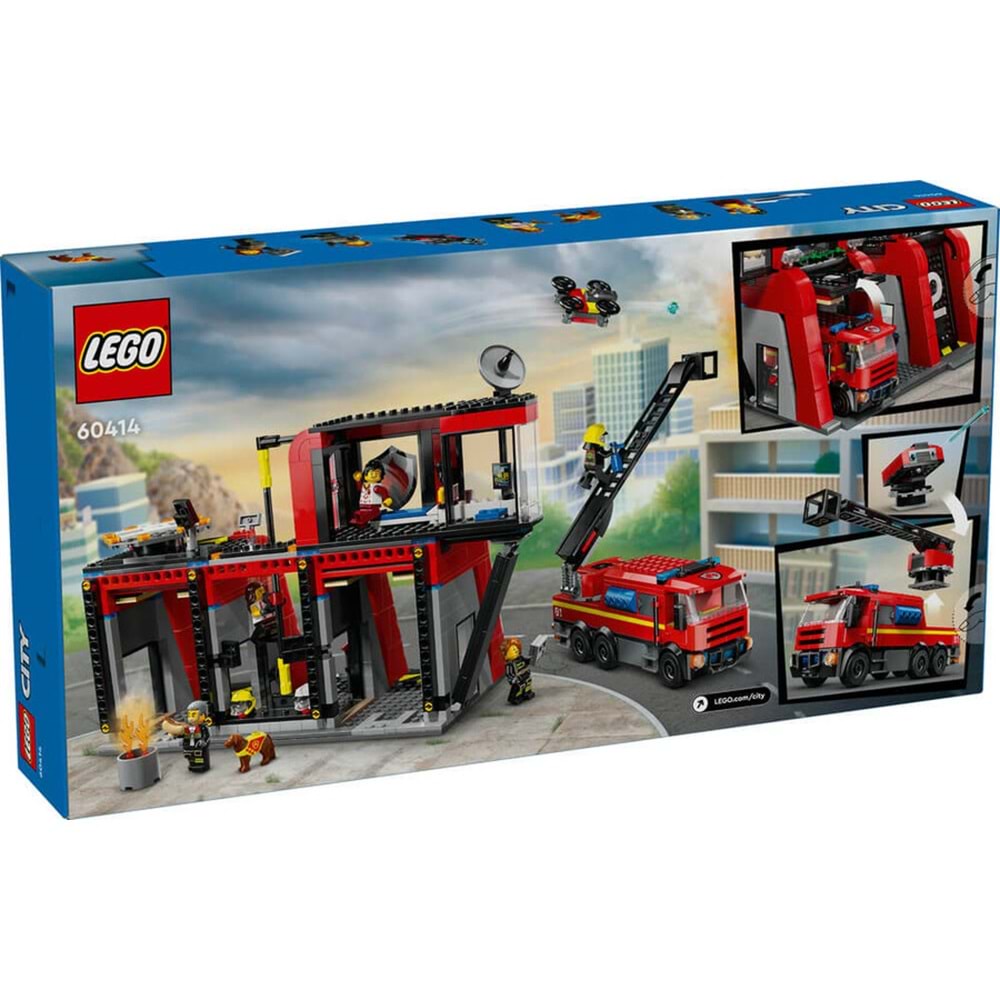 LEGO-60414 City İtfaiye Kamyonlu İtfaiye Merkezi
