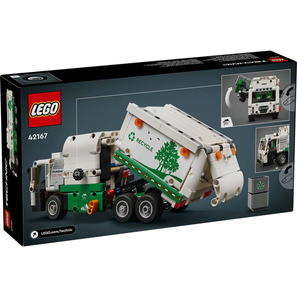 LEGO-42167 Technic Mack® LR Electric Çöp Kamyonu