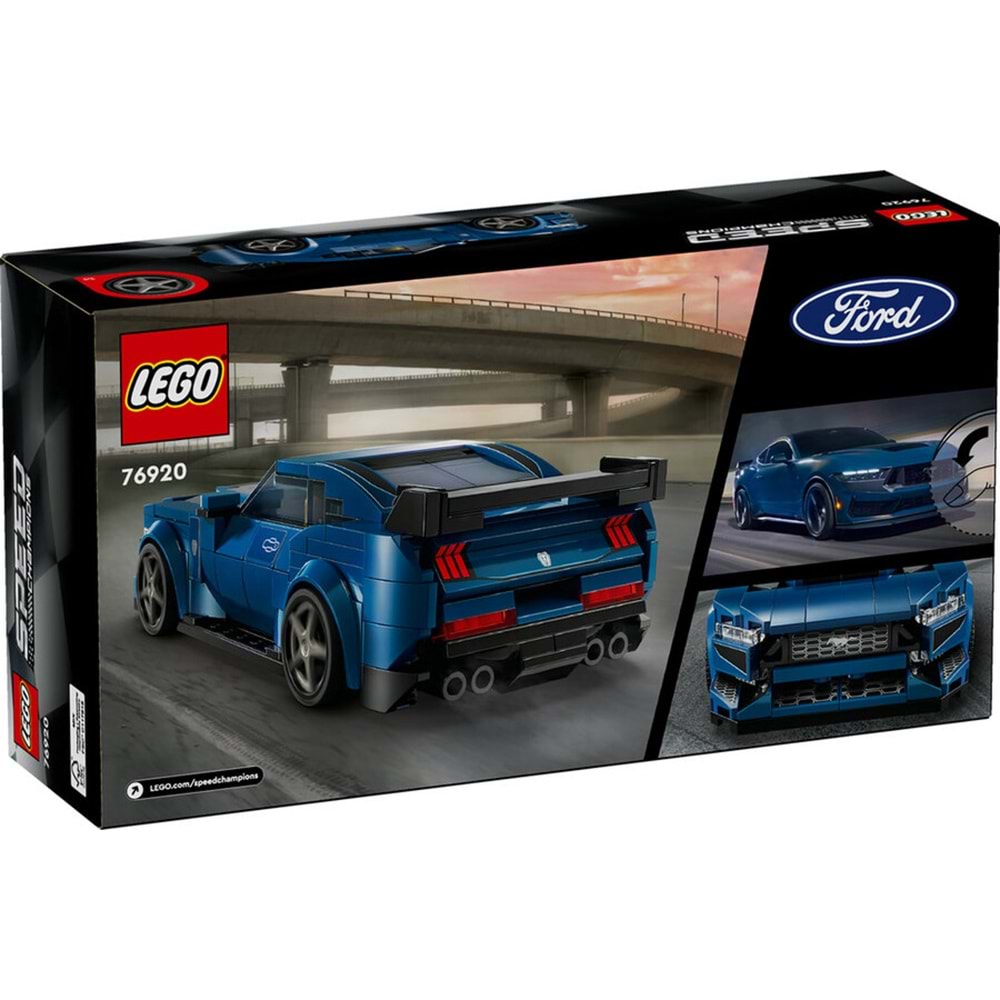 LEGO-76920 Speed Champions Ford Mustang Dark Horse Spor Araba