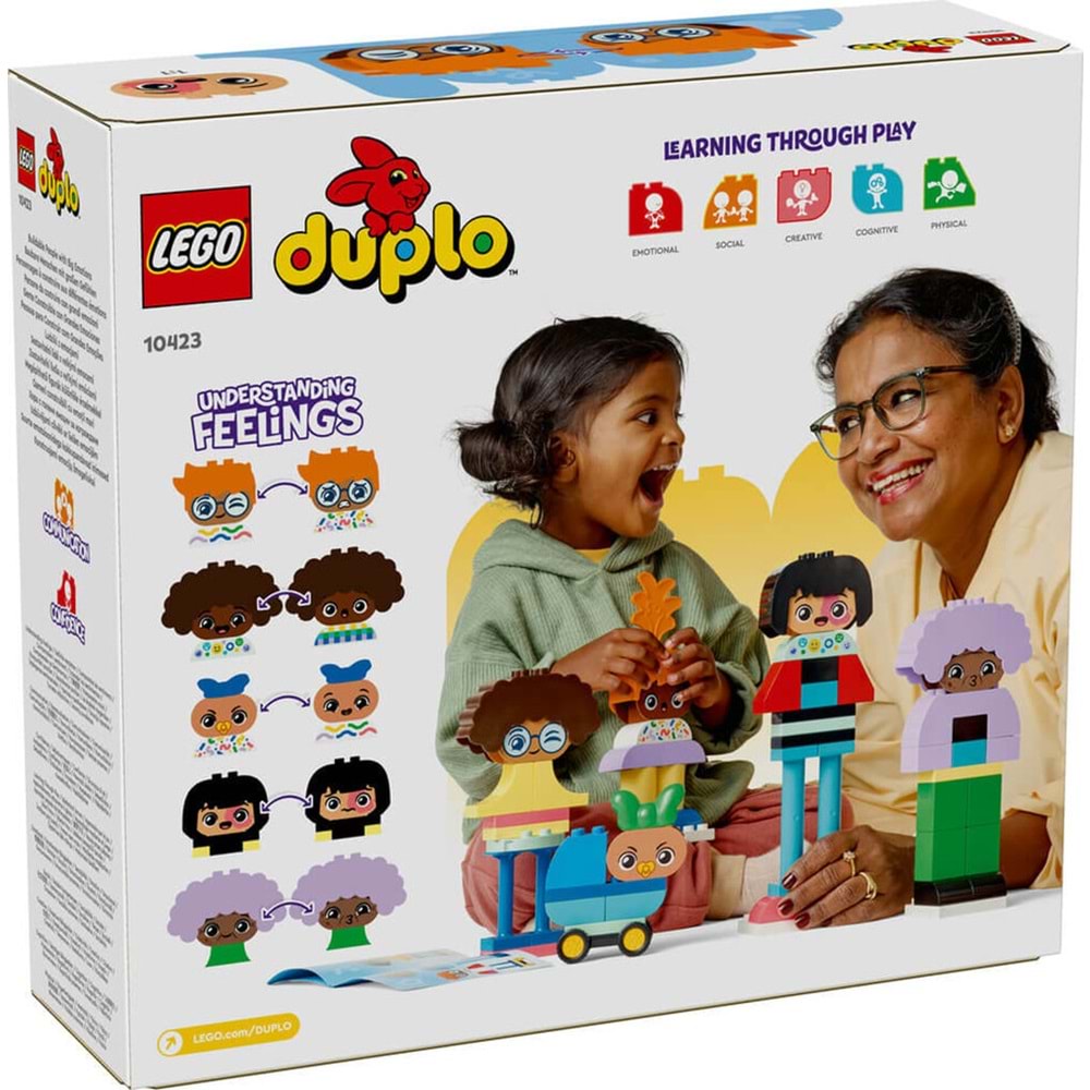 LEGO-10423 DUPLO İnşa Edilebilen Duygulu İnsanlar