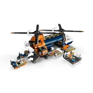 LEGO-60437 City Orman Kaşifinin Helikopteri Kamp Yerinde
