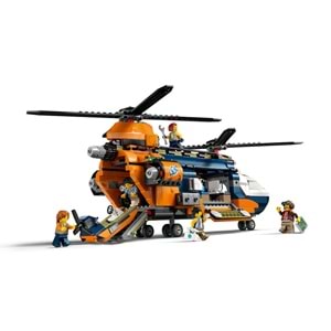 LEGO-60437 City Orman Kaşifinin Helikopteri Kamp Yerinde