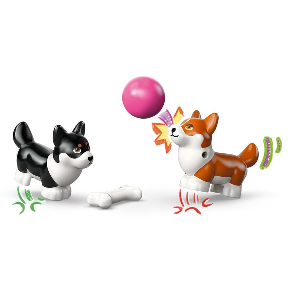 LEGO-42641 Friends Sörfçü Köpekler ve Scooter Macerası