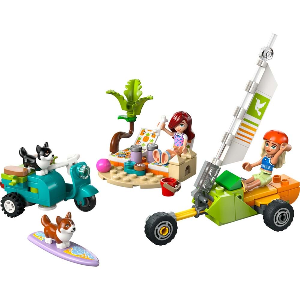 LEGO-42641 Friends Sörfçü Köpekler ve Scooter Macerası