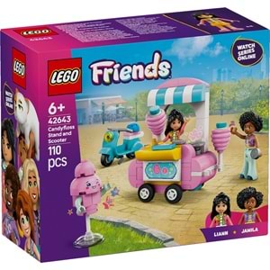 LEGO-42643 Friends Pamuk Şeker Standı ve Scooter