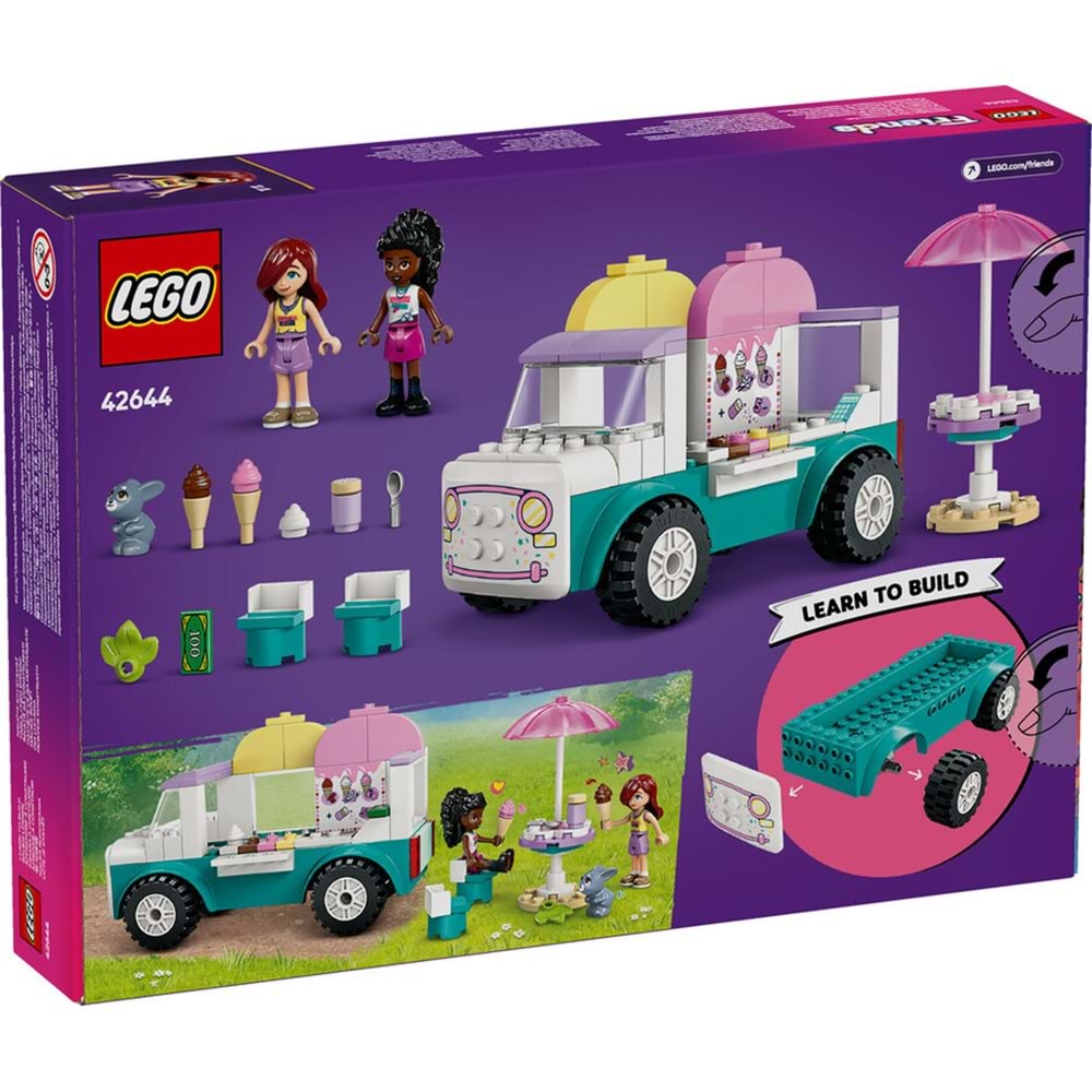 LEGO-42644 Friends Heartlake City Dondurma Kamyonu