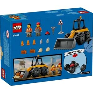 LEGO-60450 City Sarı Tekerlekli İnşaat Yükleyicisi