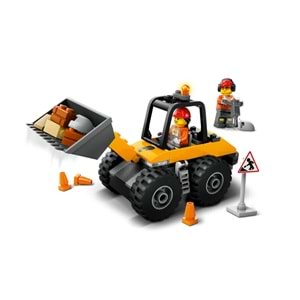 LEGO-60450 City Sarı Tekerlekli İnşaat Yükleyicisi