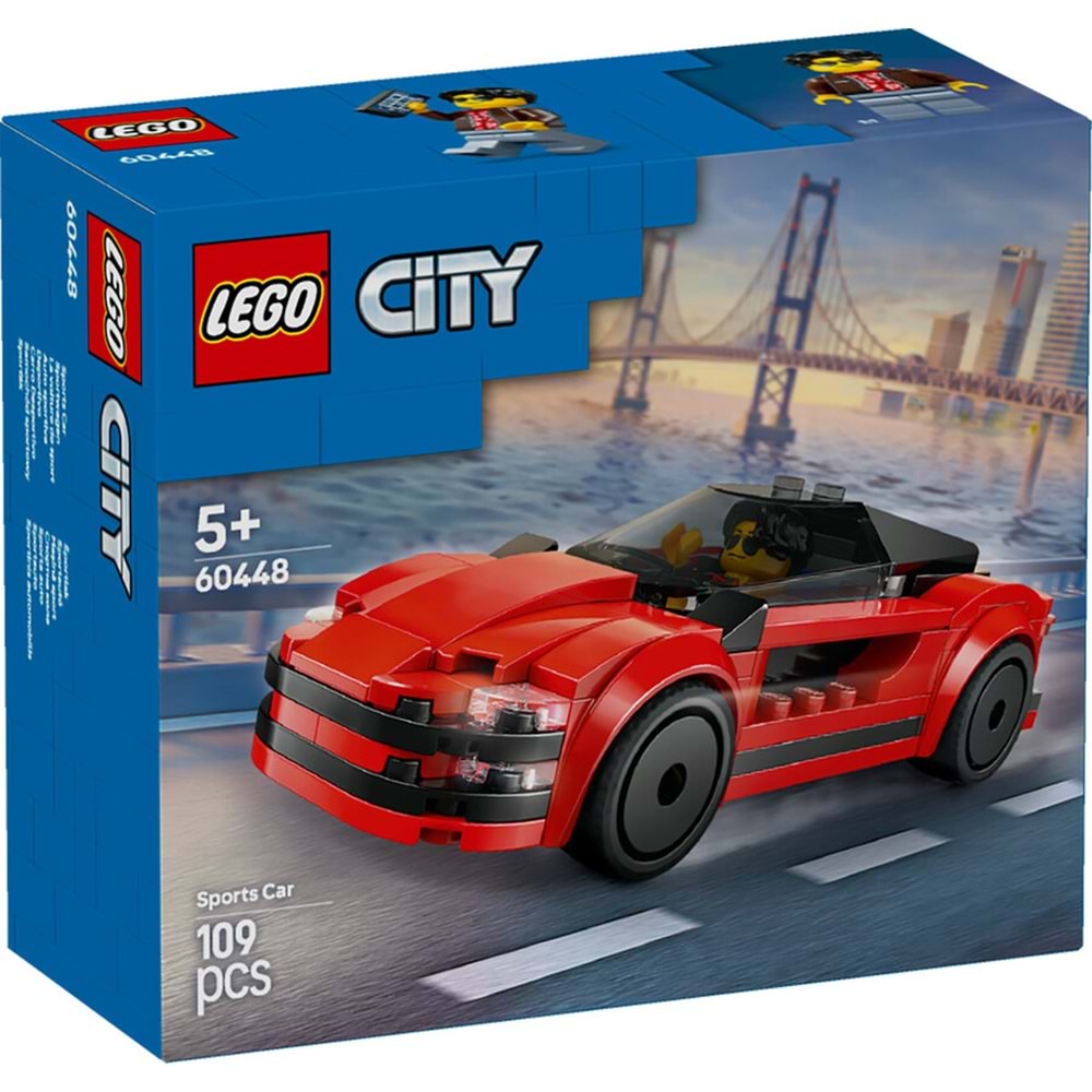 LEGO-60448 City Kırmızı Spor Araba