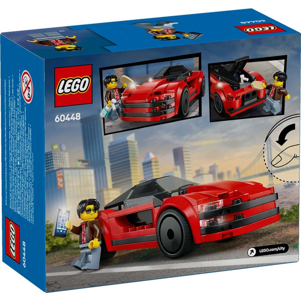LEGO-60448 City Kırmızı Spor Araba