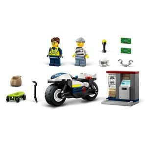 LEGO-60455 City Polis Motosikleti Takibi