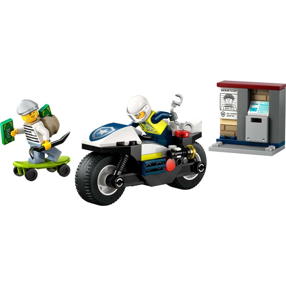 LEGO-60455 City Polis Motosikleti Takibi