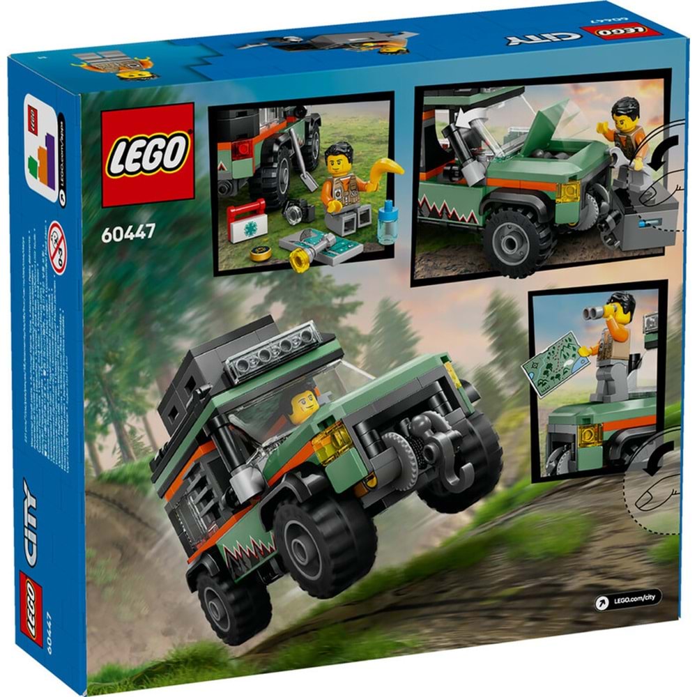 LEGO-64447 City 4x4 Arazi Dağ Arabası