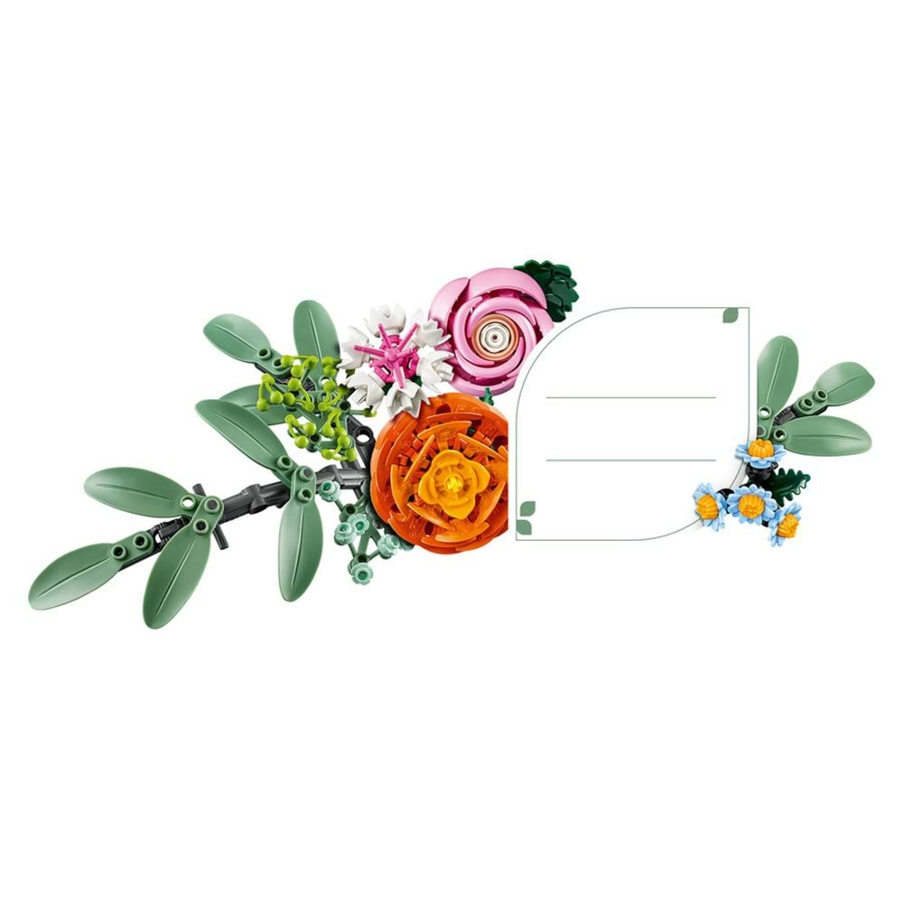 LEGO-10342 Botanicals Pembe Çiçek Buketi