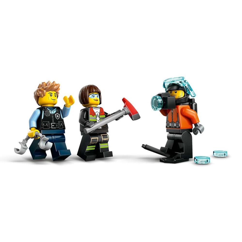 LEGO-60462 City Helikopter, İtfaiye Kamyonu ve Denizaltı Karışımı