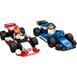 LEGO-60464 City F1® Williams Racing ve Haas F1® Yarış Arabaları