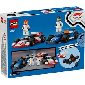 LEGO-60464 City F1® Williams Racing ve Haas F1® Yarış Arabaları