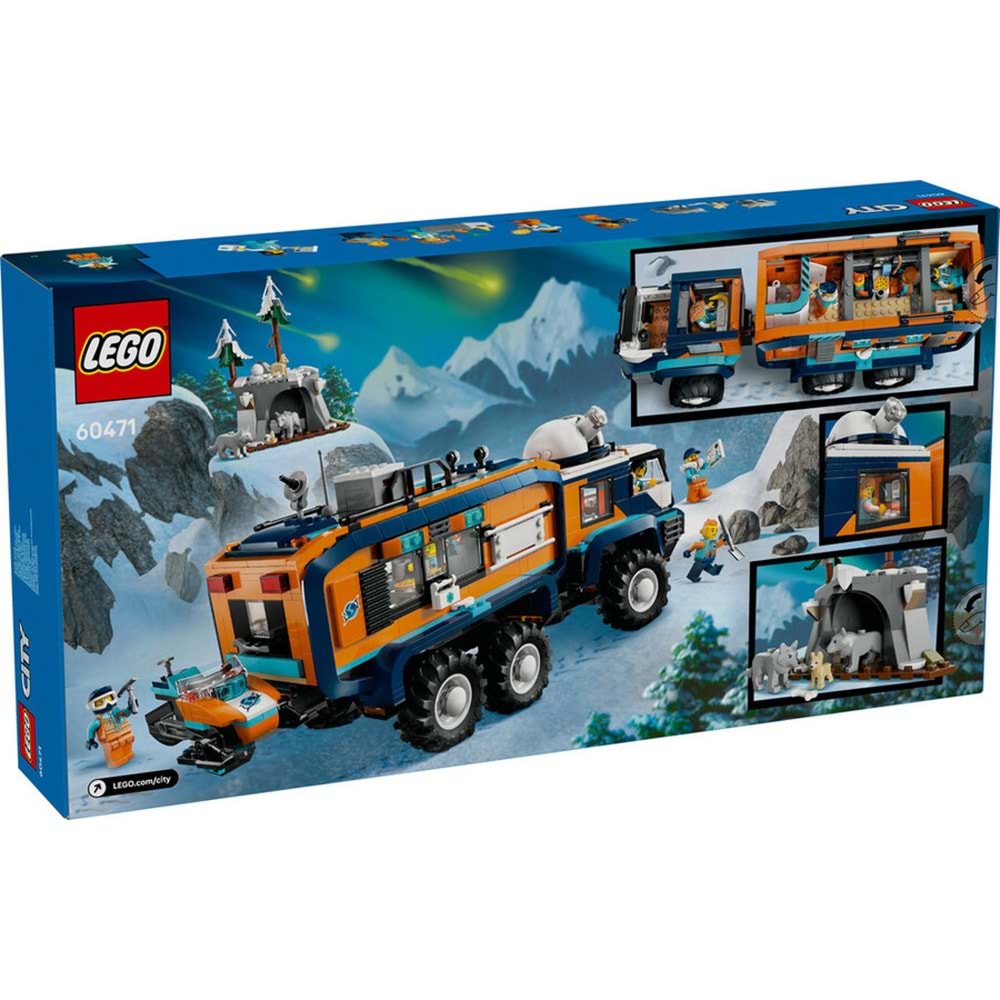 LEGO-60471 City Kutup Kaşifi Laboratuvar Kamyonu