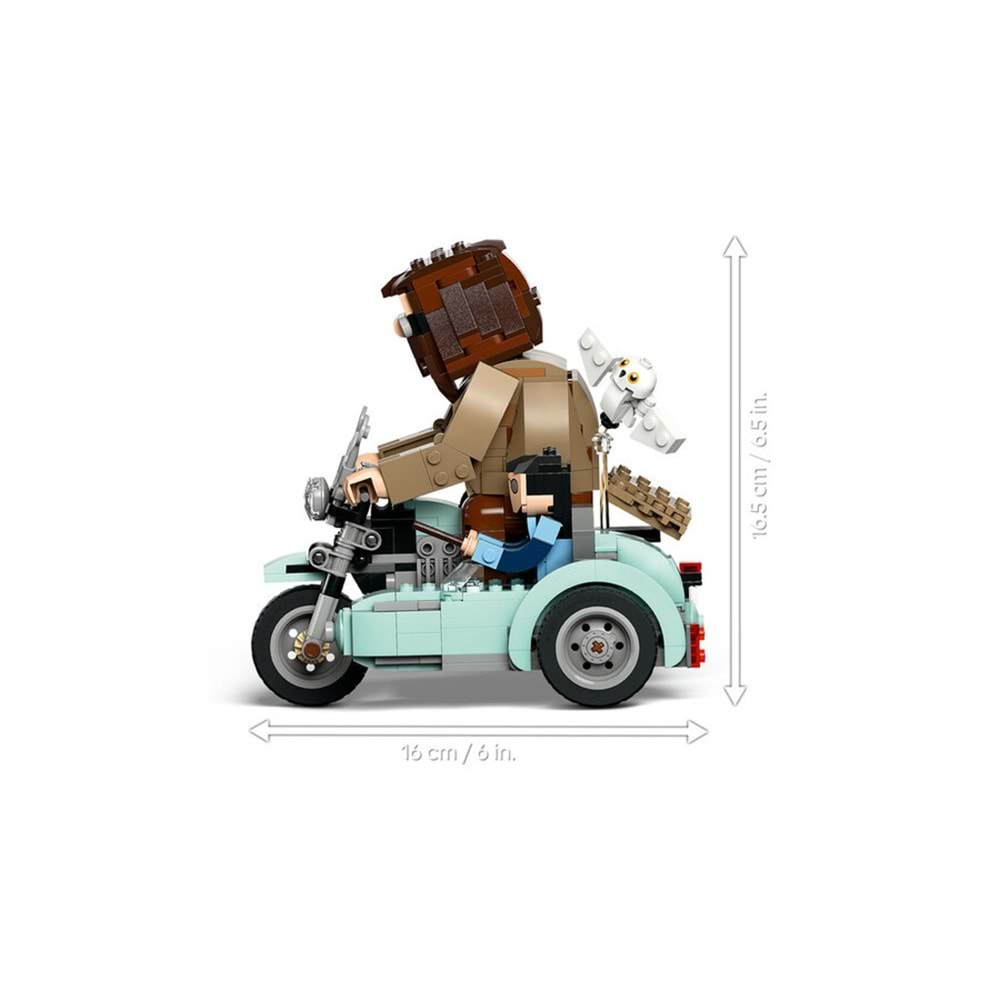 LEGO-76443 Harry Potter™ Hagrid™ ve Harry'nin Motosiklet Yolculuğu