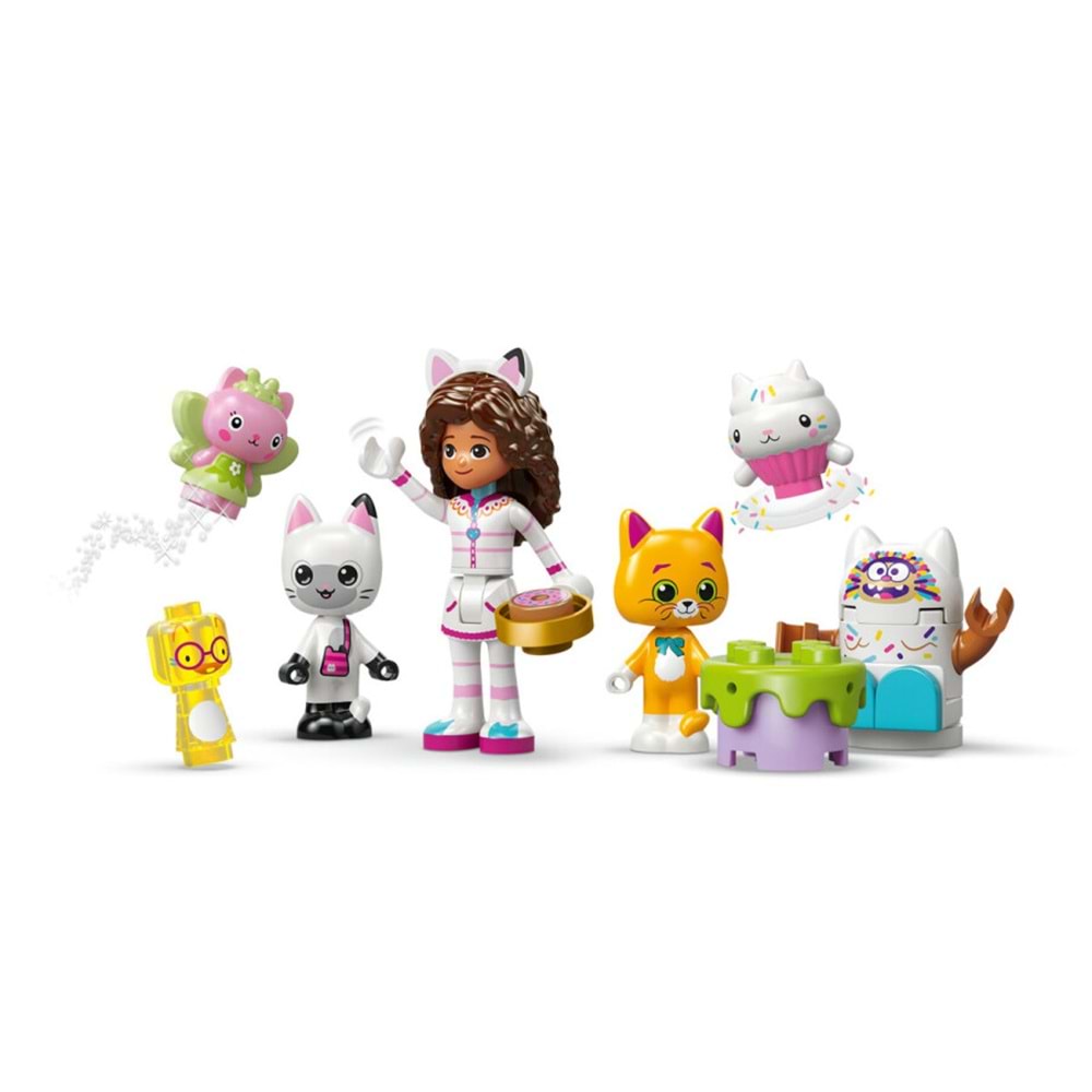 LEGO-11205 Gabby's Dollhouse Tatlı Şekerleme Dağı ve Kedi Bahçesi