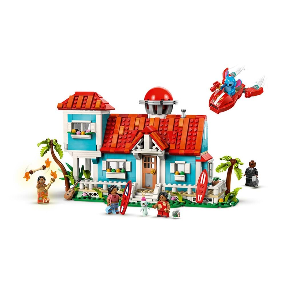 LEGO-43268 Disney Lilo ve Stiç Plaj Evi