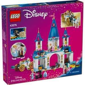 LEGO-43275 Disney Princess Sindirella’nın Şatosu ve At Arabası