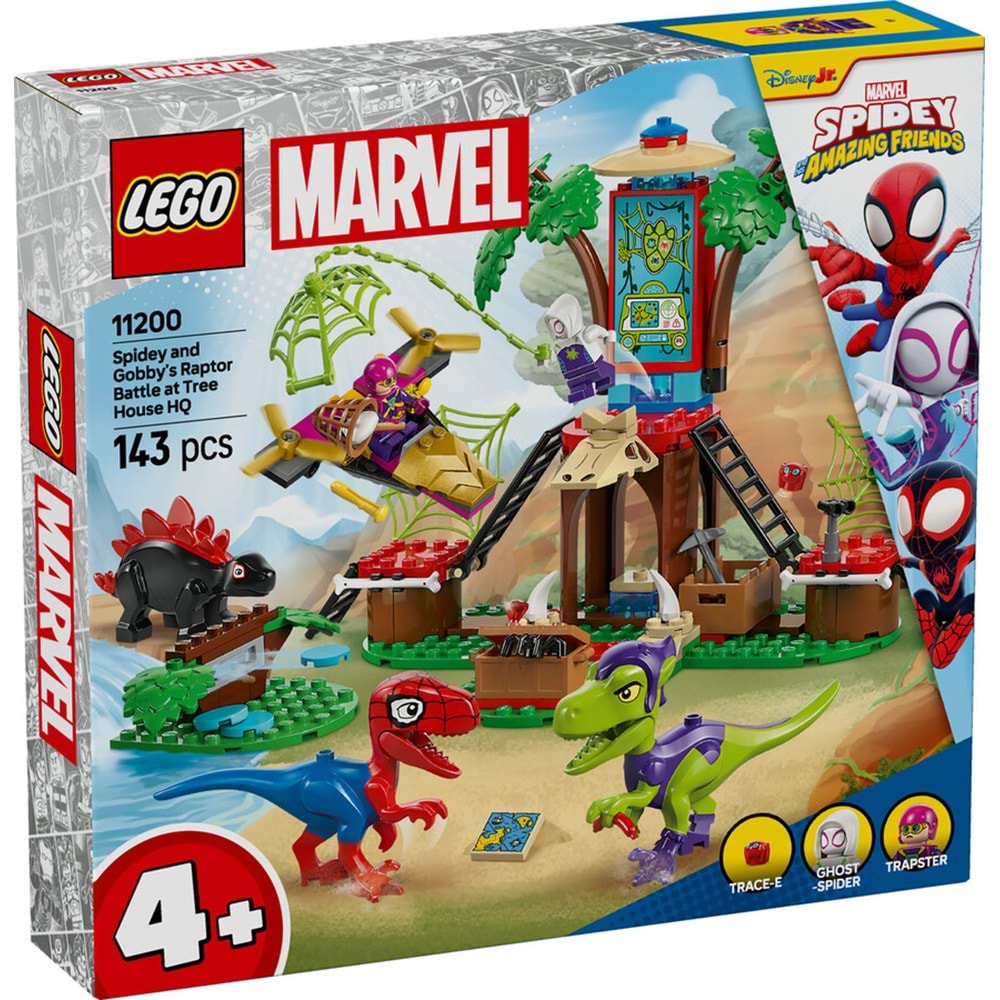 LEGO-11200 Spidey Ağaç Ev Karargahında Spidey ve Gobby'nin Raptor Savaşı