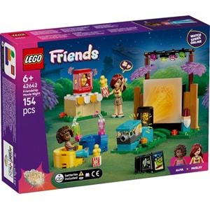 LEGO-42642 Friends Arkadaşlık Film Gecesi