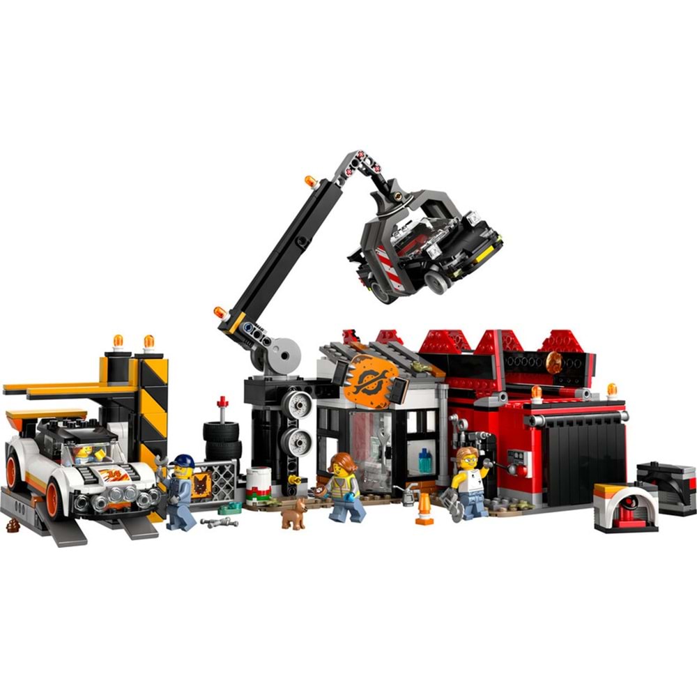 LEGO-60472 Hurdalık ve Arabalar