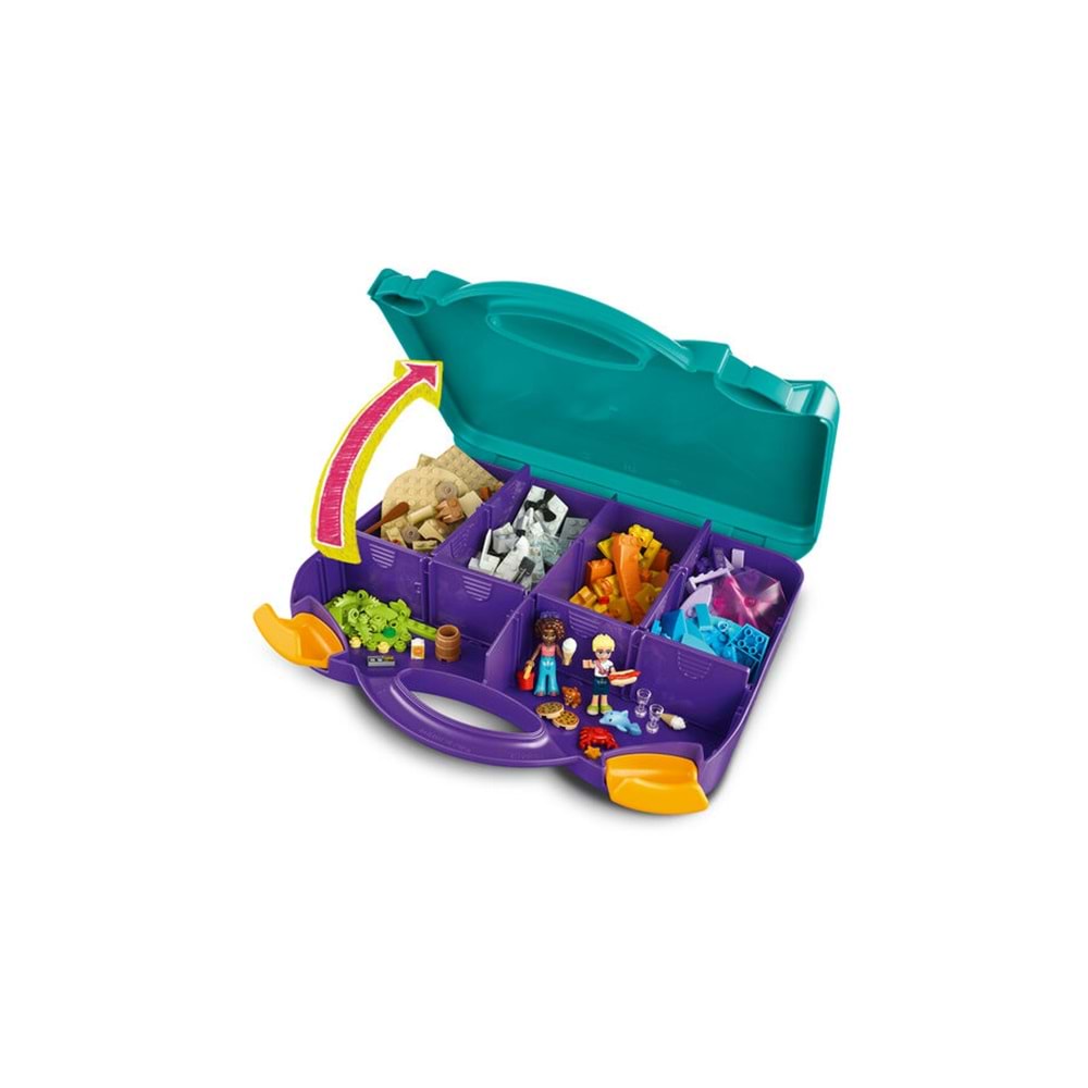 LEGO-42672 Friends Yaratıcı Plaj ve Seyahat Bavulu