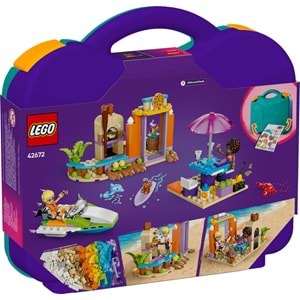 LEGO-42672 Friends Yaratıcı Plaj ve Seyahat Bavulu