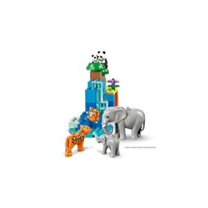 LEGO-10446 DUPLO 3’ü 1 Arada Vahşi Hayvan Aileleri